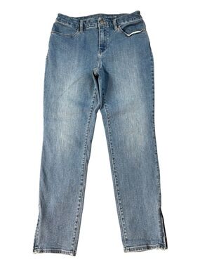 Chico’s Perfect Stretch Girlfriend Slim Leg Ankle Jeans.  Size 2